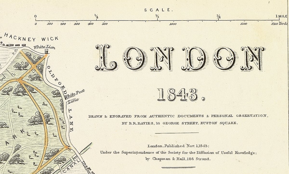 old london city 1843 london sduk title piece