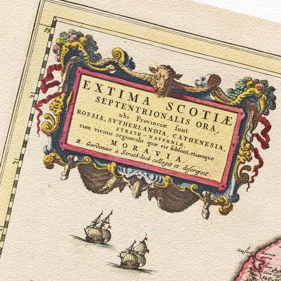 Old Scotland Map Title-piece